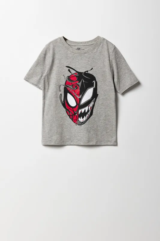 Boys Spiderman VS Venom Graphic T-Shirt sold by Urban Planet