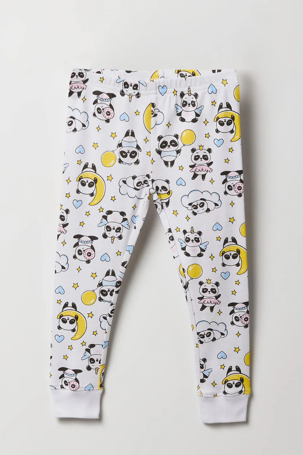 Ensemble pyjama avec t-shirt et jogger imprimés pour toute-petite sold by Urban Planet product image thumbnail 4