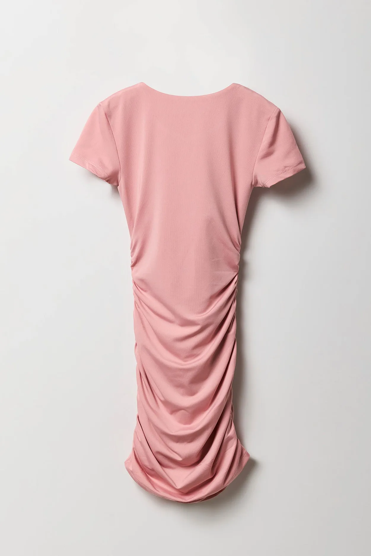 Robe ruchée à manches courtes pour fille sold by Urban Planet product image thumbnail 2