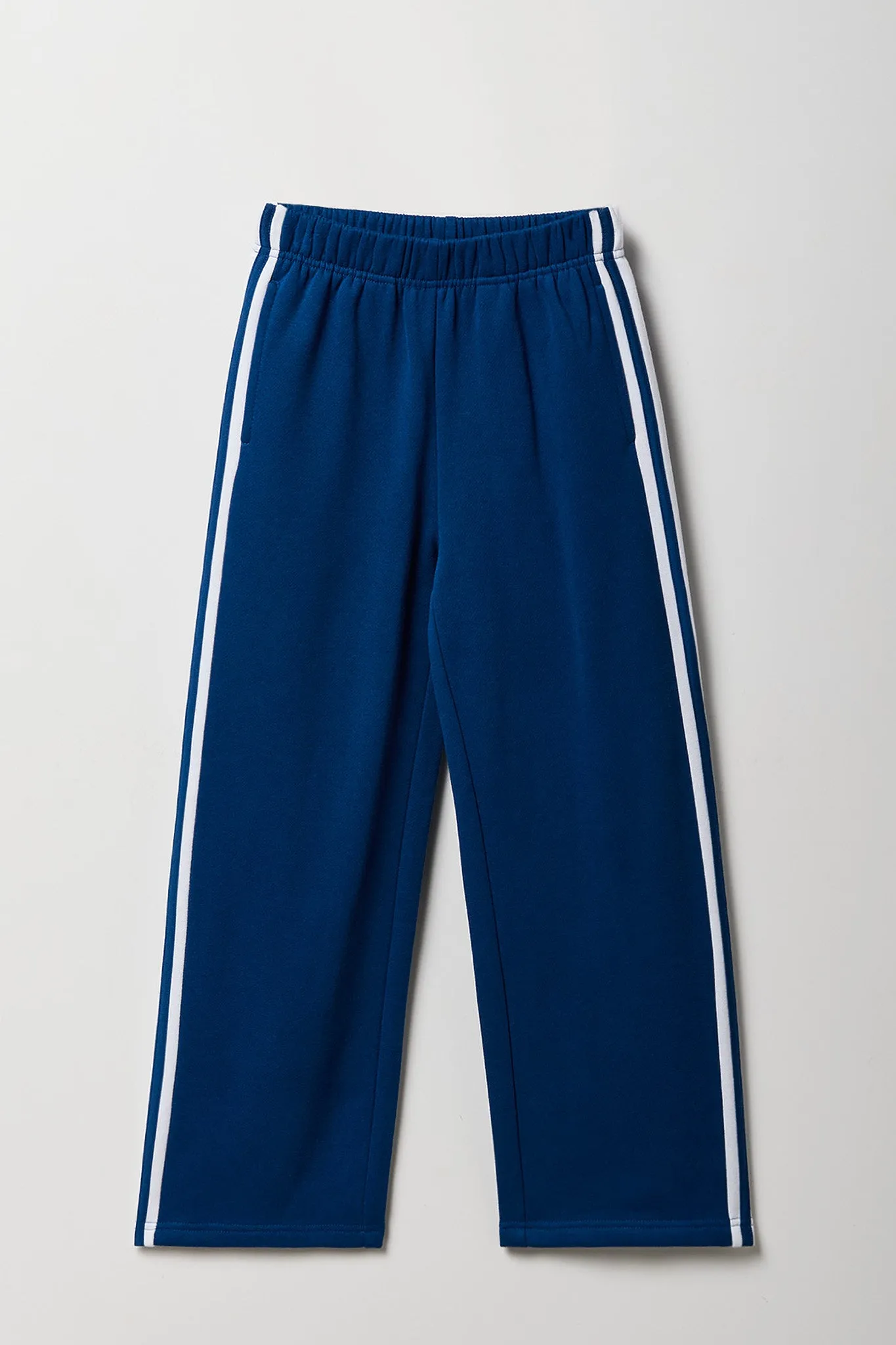 Girls Side Striped Wide Leg Fleece Sweatpant sold by Urban Planet