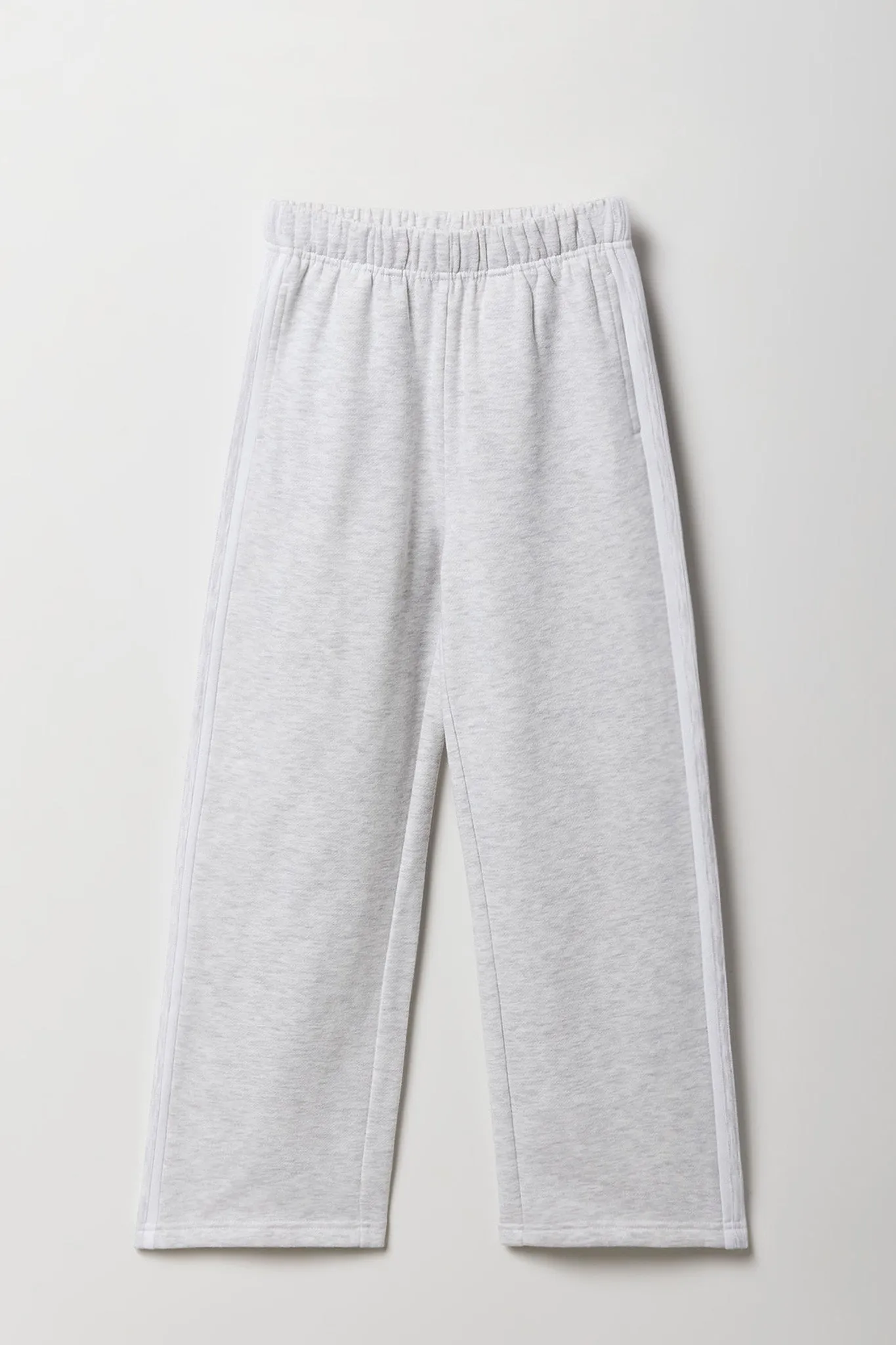 Girls Side Striped Wide Leg Fleece Sweatpant sold by Urban Planet product image thumbnail 5