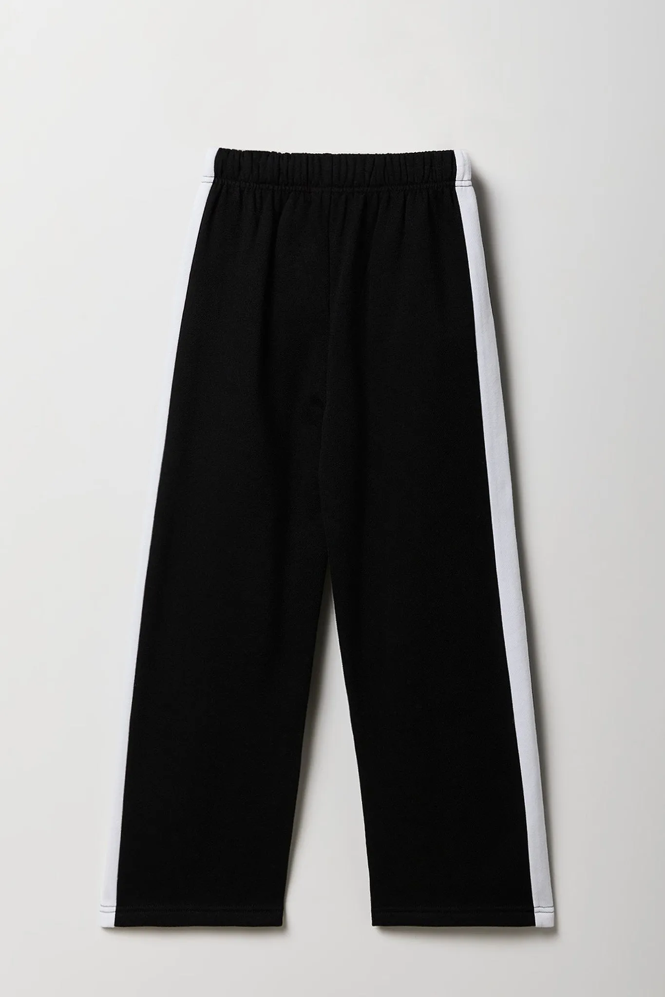 Girls Side Striped Wide Leg Fleece Sweatpant sold by Urban Planet product image thumbnail 4