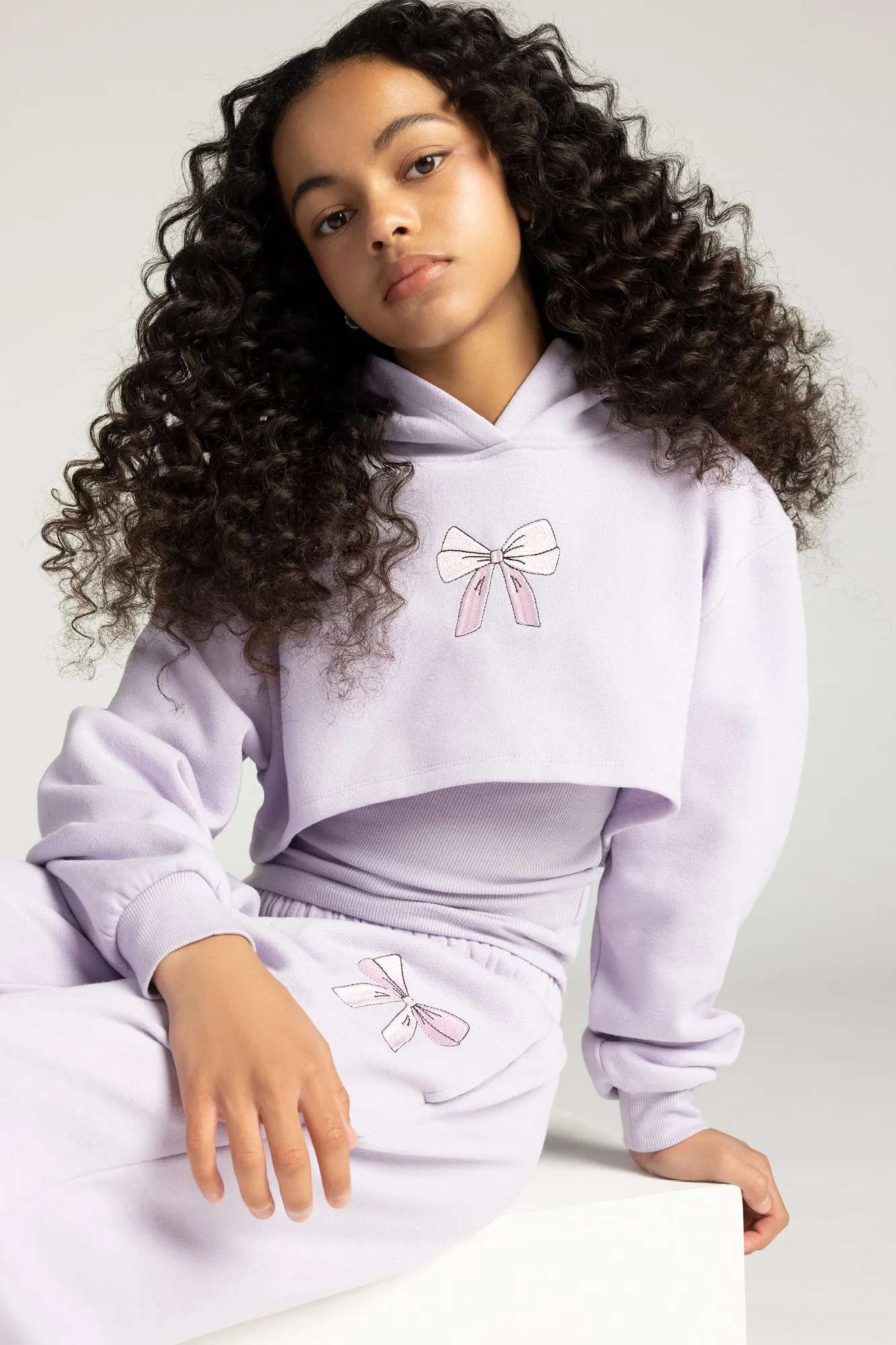 Girls Embroidered Hoodie & Tank 2 Piece Set sold by Urban Planet