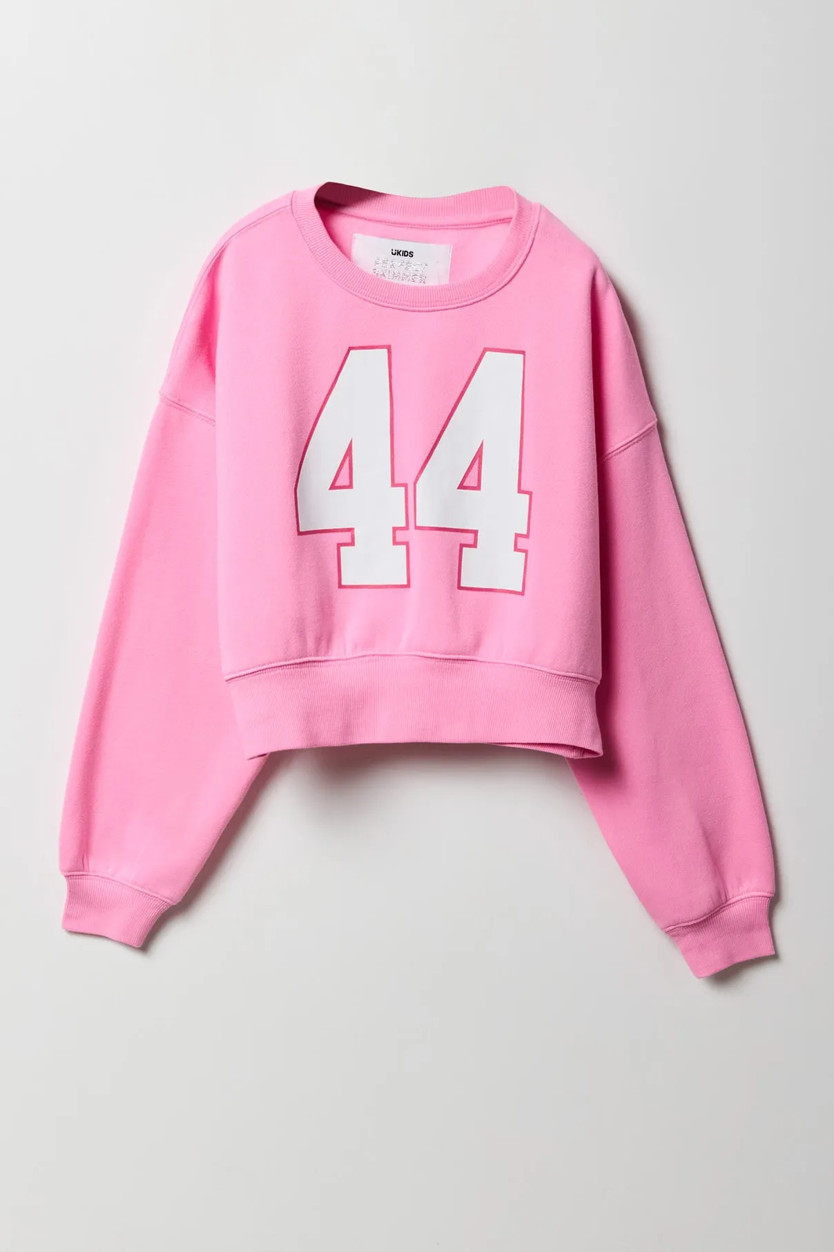 Girls 44 Graphic Fleece Sweatshirt sold by Urban Planet