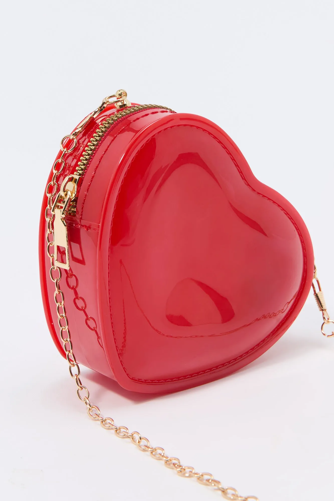 Girls Heart Shaped Crossbody Purse sold by Urban Planet product image thumbnail 4
