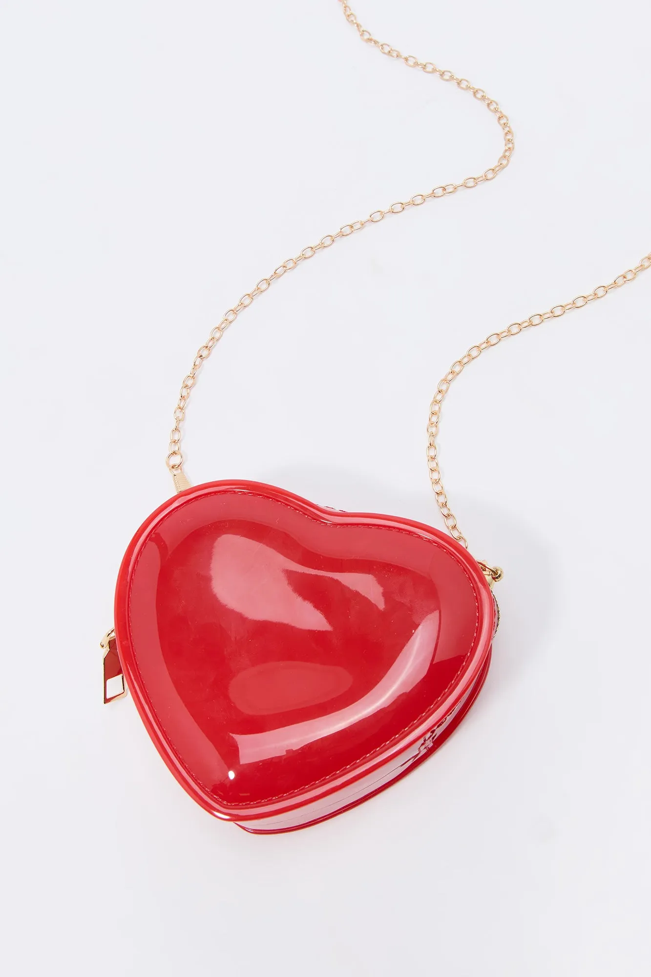 Girls Heart Shaped Crossbody Purse sold by Urban Planet product image thumbnail 3