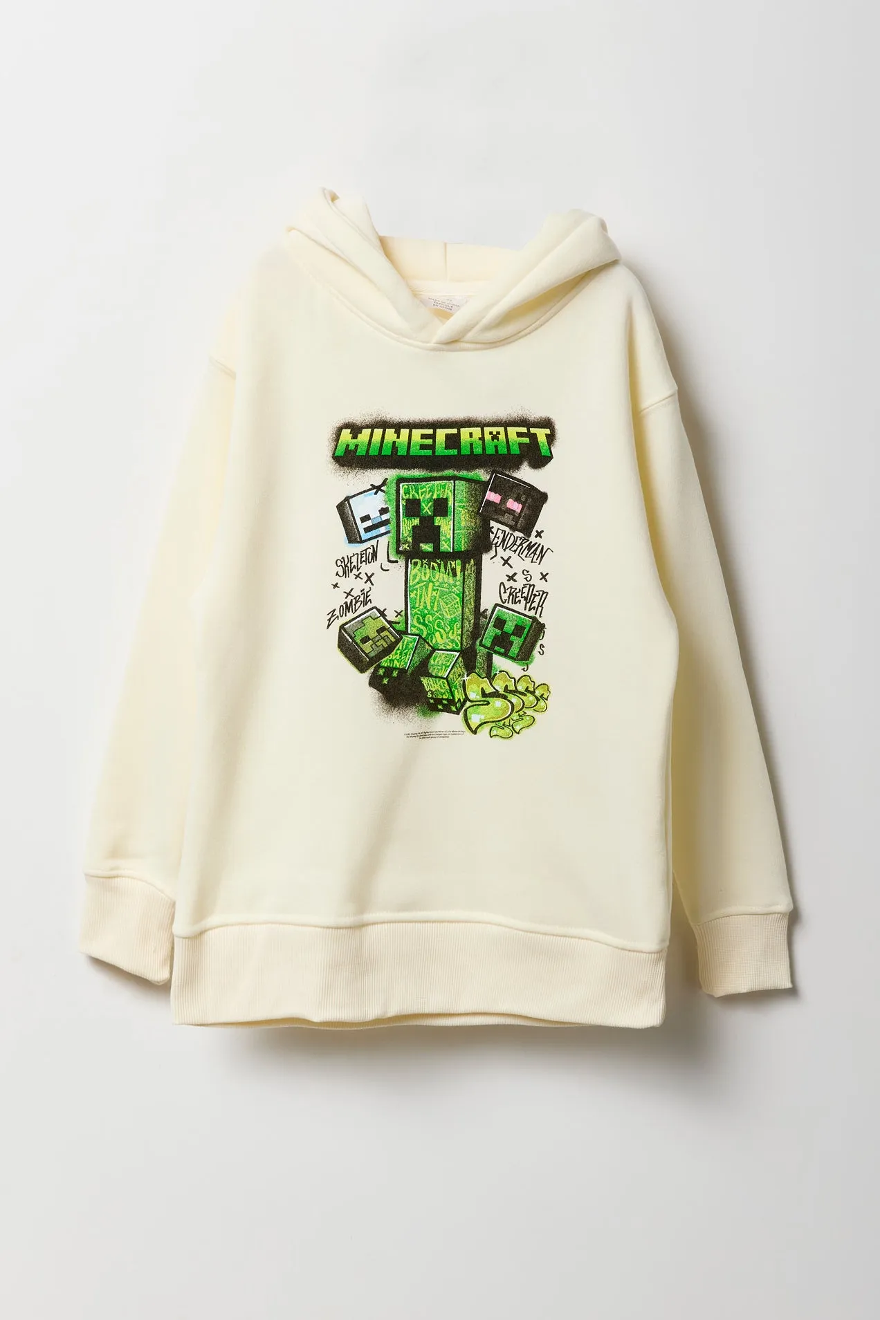 Boys Minecraft Graphic Fleece Hoodie sold by Urban Planet