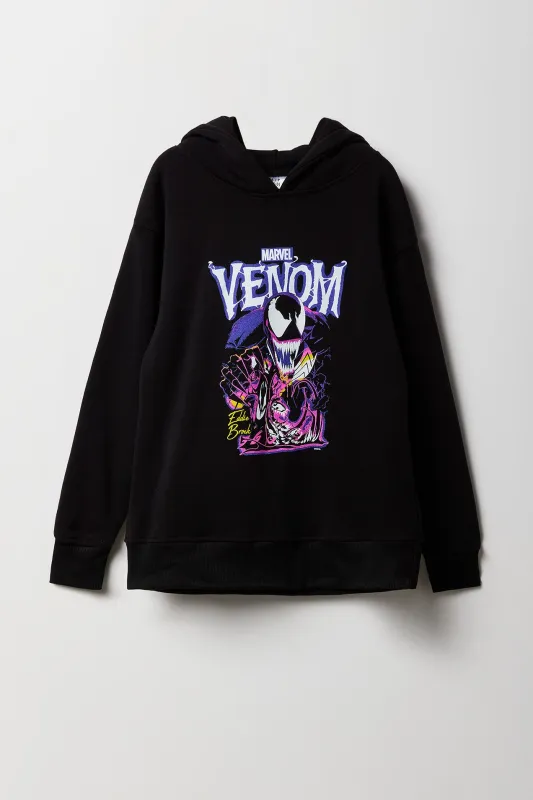 Haut à capuchon en molleton à imprimé Venom pour garçons sold by Urban Planet