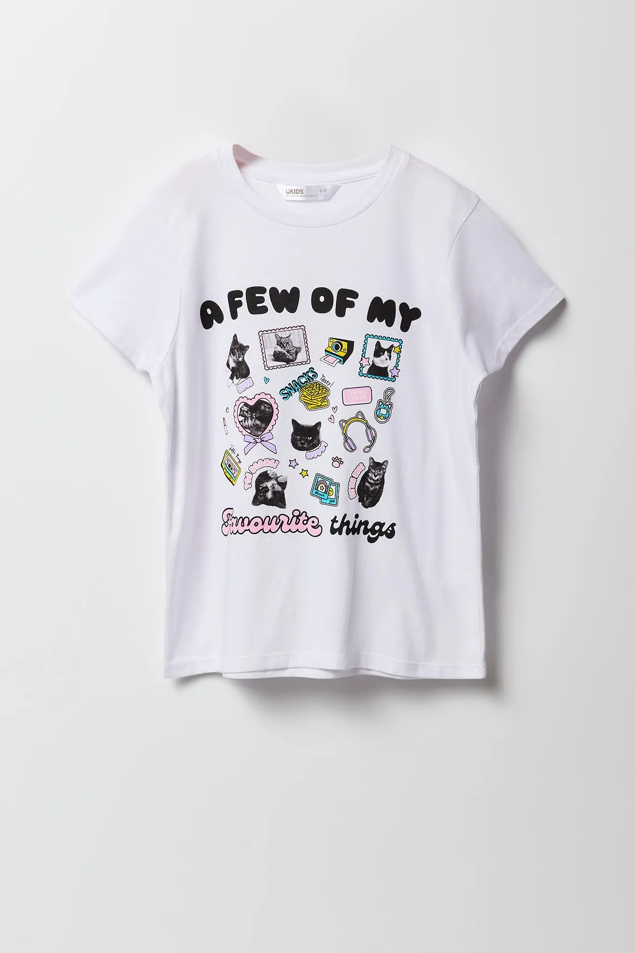 Girls Favourite Things Graphic T-Shirt sold by Urban Planet