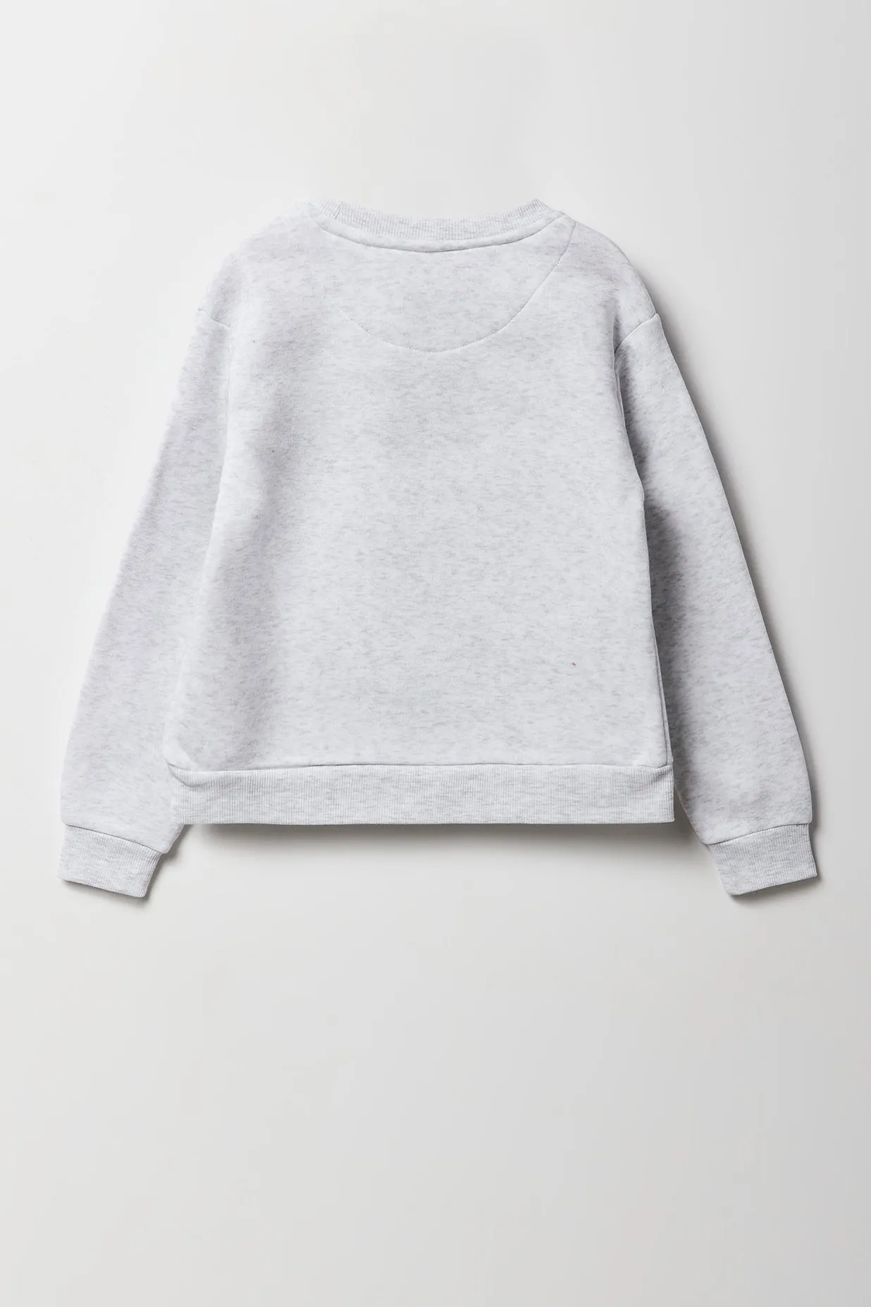 Girls Stitch Bubble Letters Graphic Fleece Sweatshirt sold by Urban Planet product image thumbnail 2