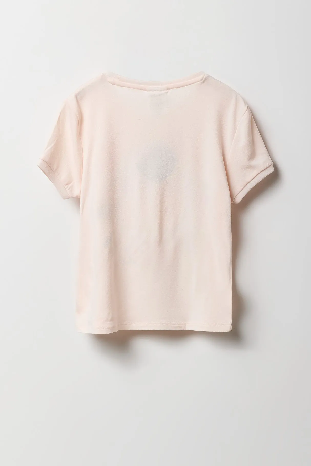 Ensemble-pyjama t-shirt à imprimé Hello Kitty avec cerises et short pelucheux pour filles sold by Urban Planet product image thumbnail 3