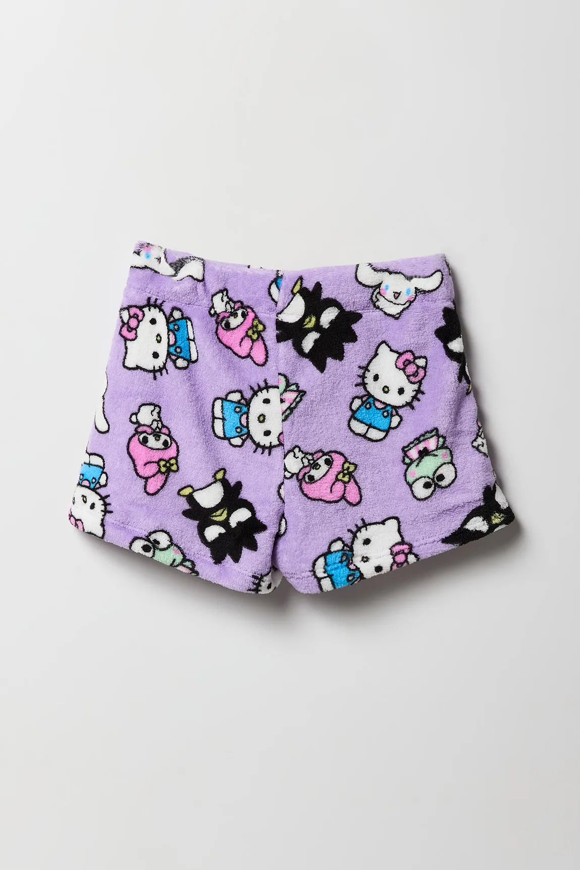 Girls Hello Kitty & Friends T-Shirt & Plush Short 2 Piece Pajama Set sold by Urban Planet product image thumbnail 5