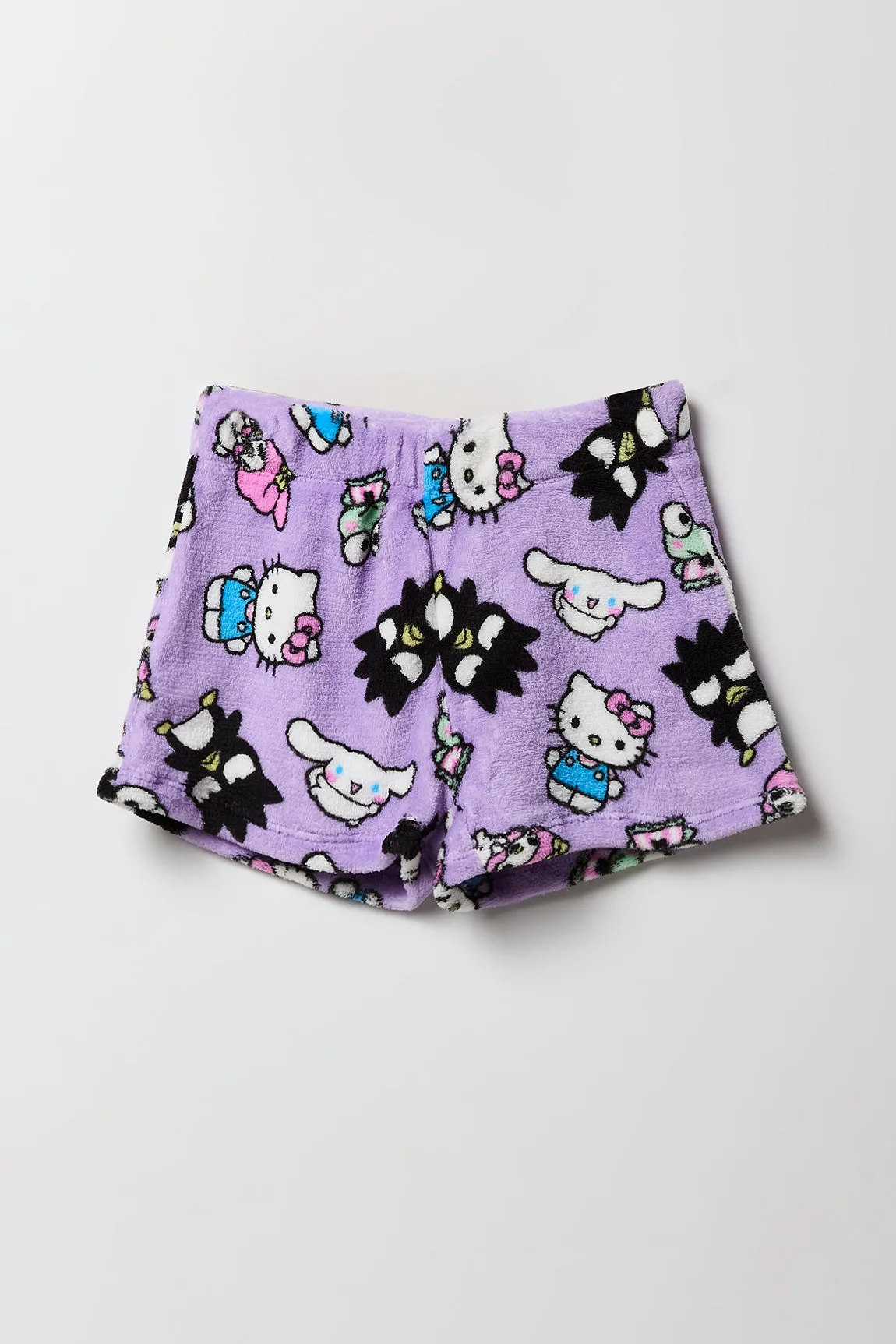 Girls Hello Kitty & Friends T-Shirt & Plush Short 2 Piece Pajama Set sold by Urban Planet product image thumbnail 4