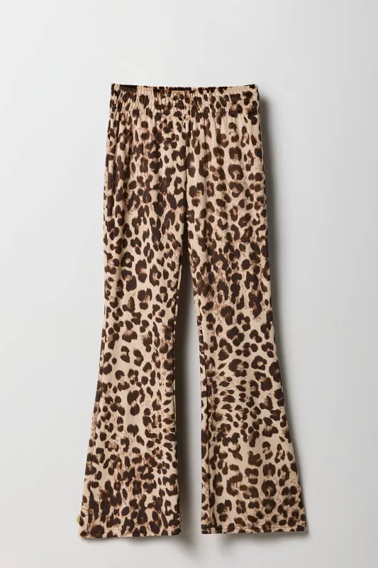 Girls Velour Quarter Flare Pant sold by Urban Planet