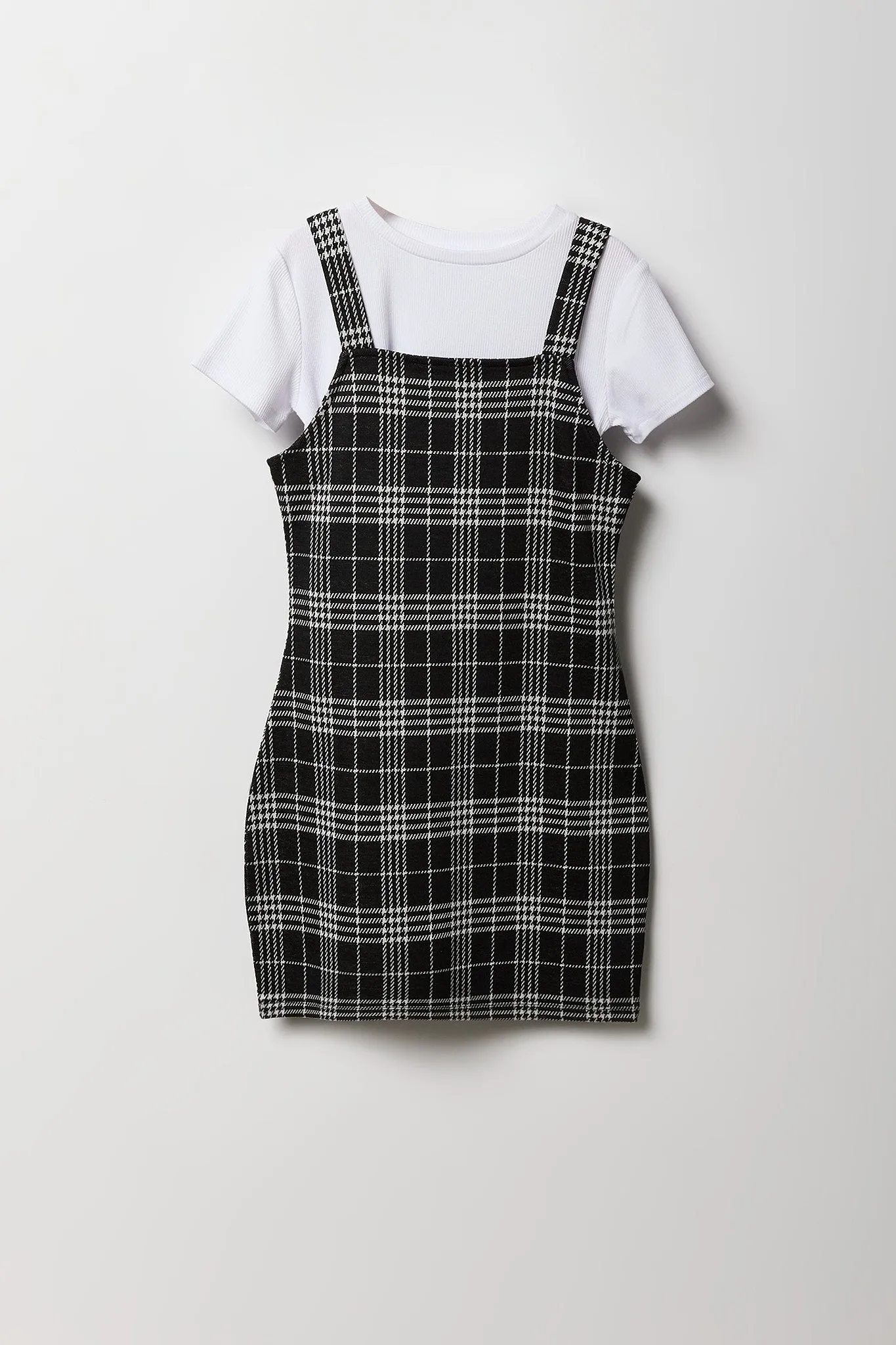Ensemble avec robe en tricot jacquard et haut à manches courtes pour fille sold by Urban Planet product image thumbnail 3