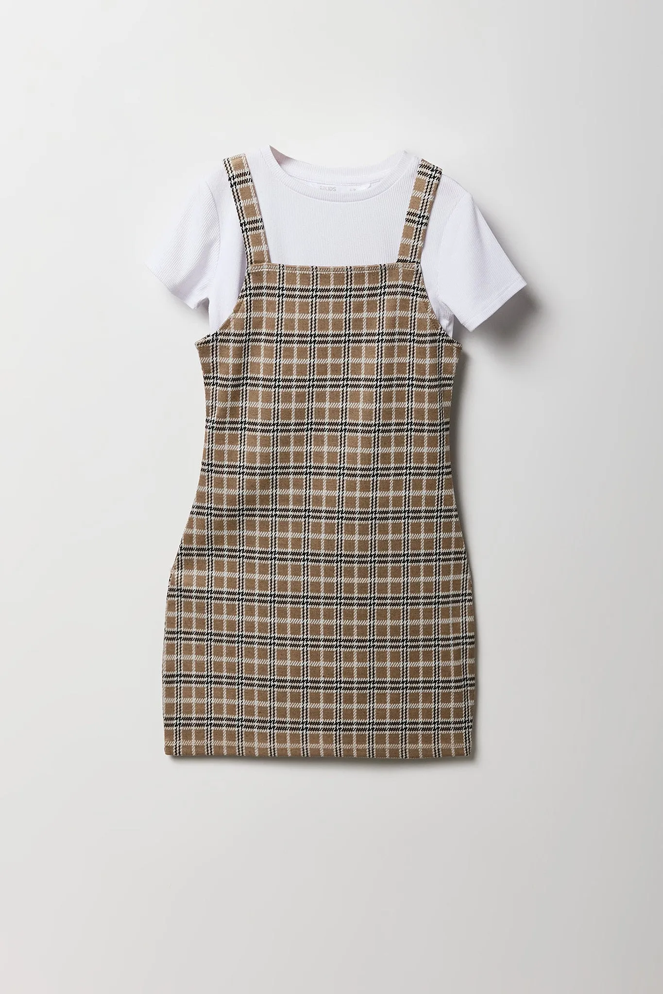 Ensemble avec robe en tricot jacquard et haut à manches courtes pour fille sold by Urban Planet product image thumbnail 5