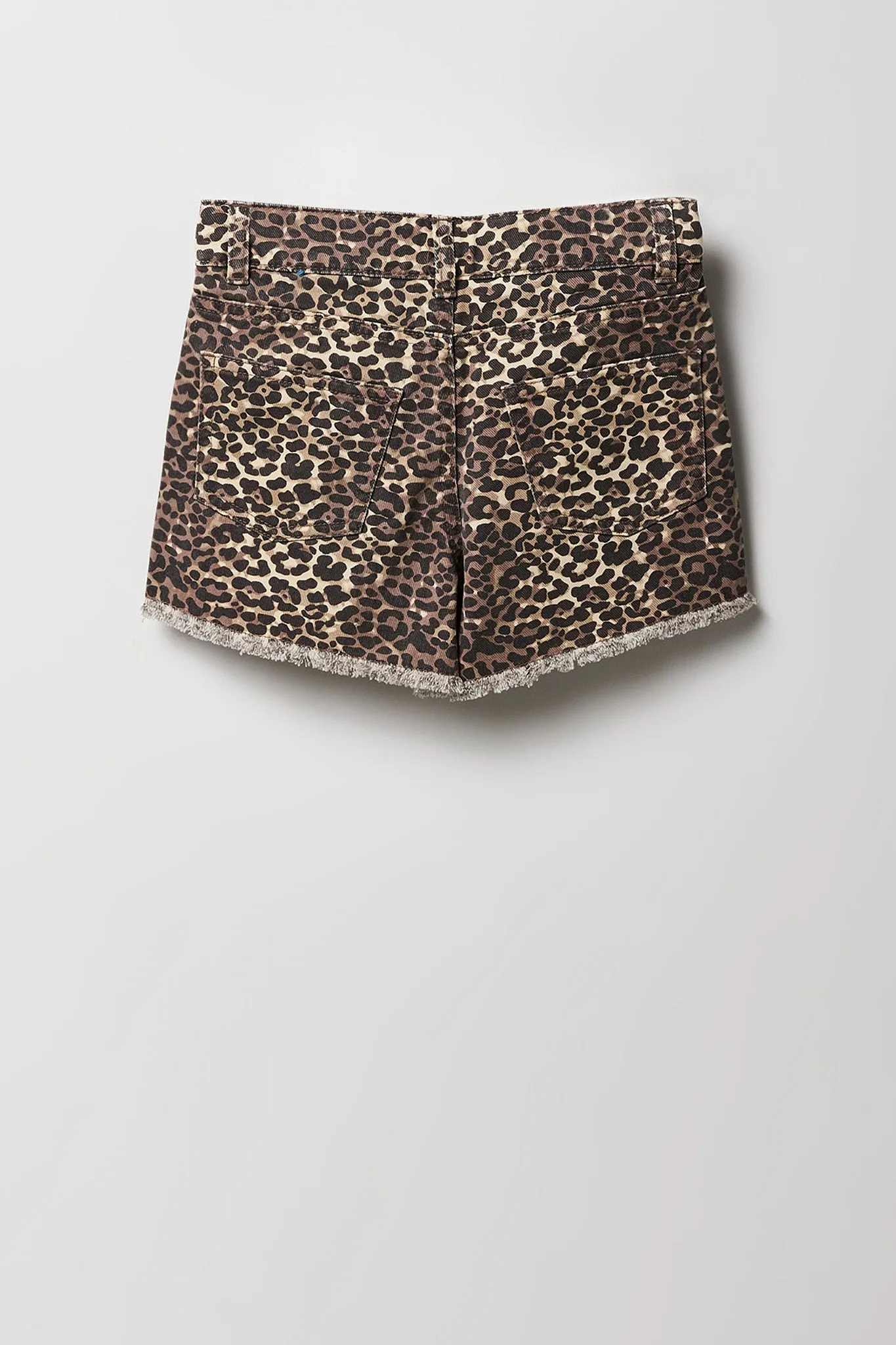 Girls Cheetah Denim Beach Short sold by Urban Planet product image thumbnail 2