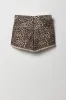 Short de plage en denim avec motif guépard pour fille sold by Urban Planet