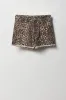 Short de plage en denim avec motif guépard pour fille sold by Urban Planet