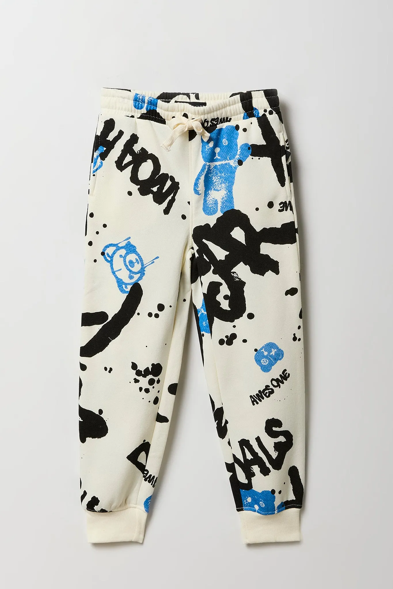 Boys Graffiti Print Jogger sold by Urban Planet product image thumbnail 3
