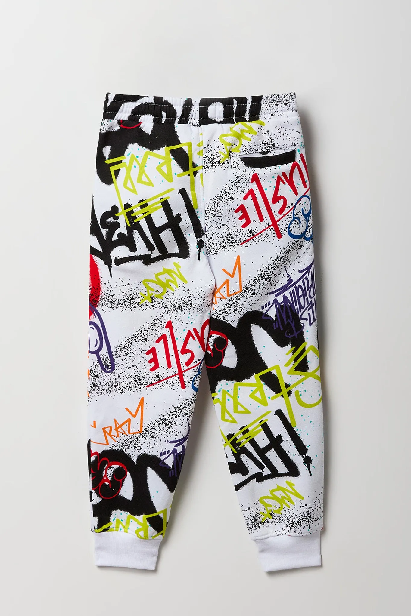 Boys Graffiti Print Jogger sold by Urban Planet product image thumbnail 2