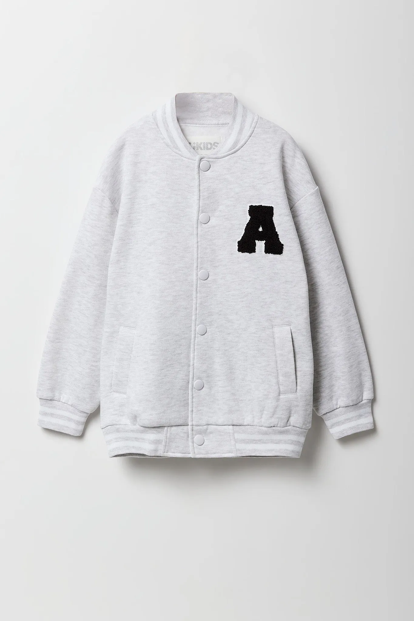 Blouson de style universitaire en molleton avec motif brodé en chenille pour fille sold by Urban Planet product image thumbnail 5