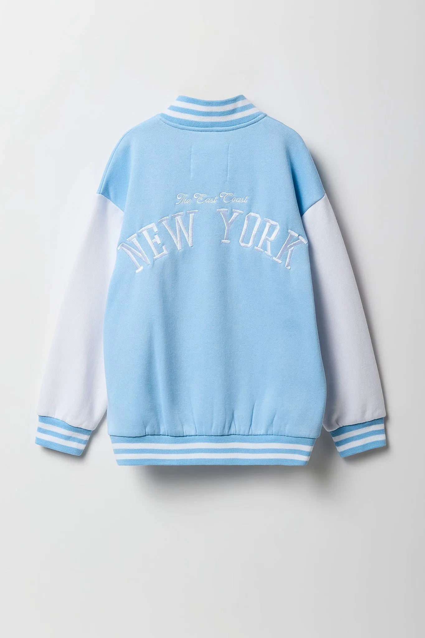 Blouson de style universitaire en molleton avec motif brodé en chenille pour fille sold by Urban Planet product image thumbnail 2