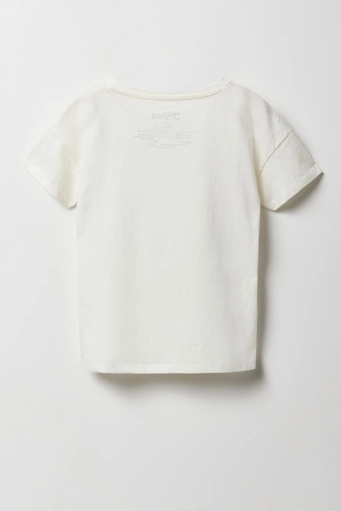 Girls Stitch Graphic T-Shirt sold by Urban Planet product image thumbnail 2