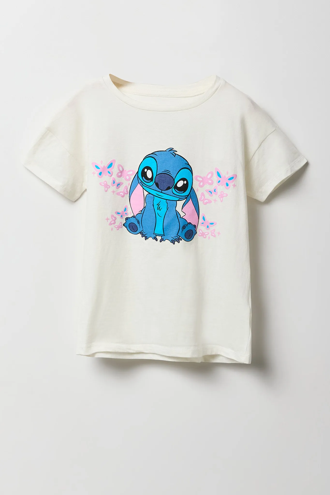 T-shirt à imprimé Stitch pour filles sold by Urban Planet