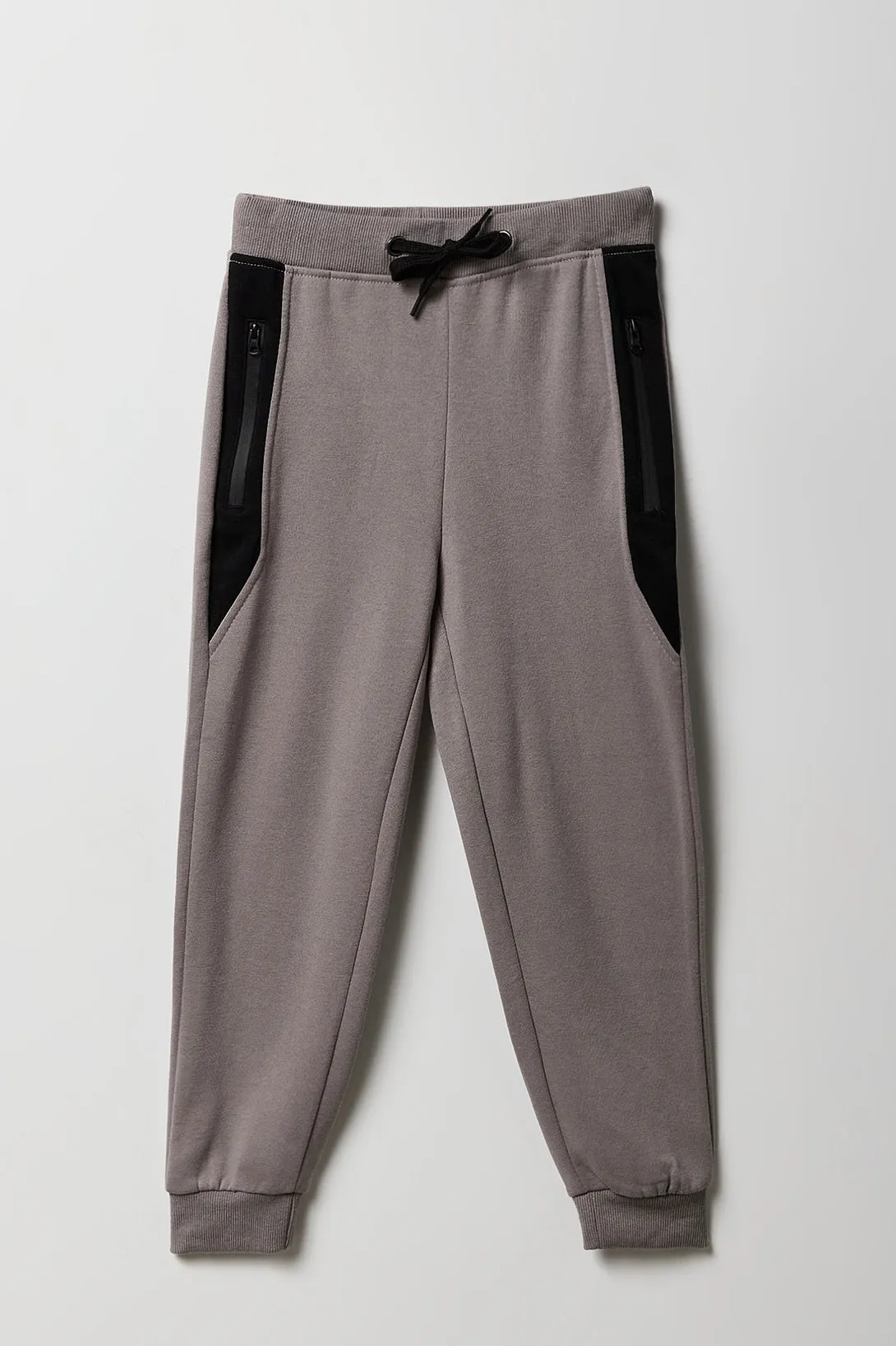 Jogger en molleton avec blocs de couleurs et poches à fermeture à glissière pour garçon sold by Urban Planet