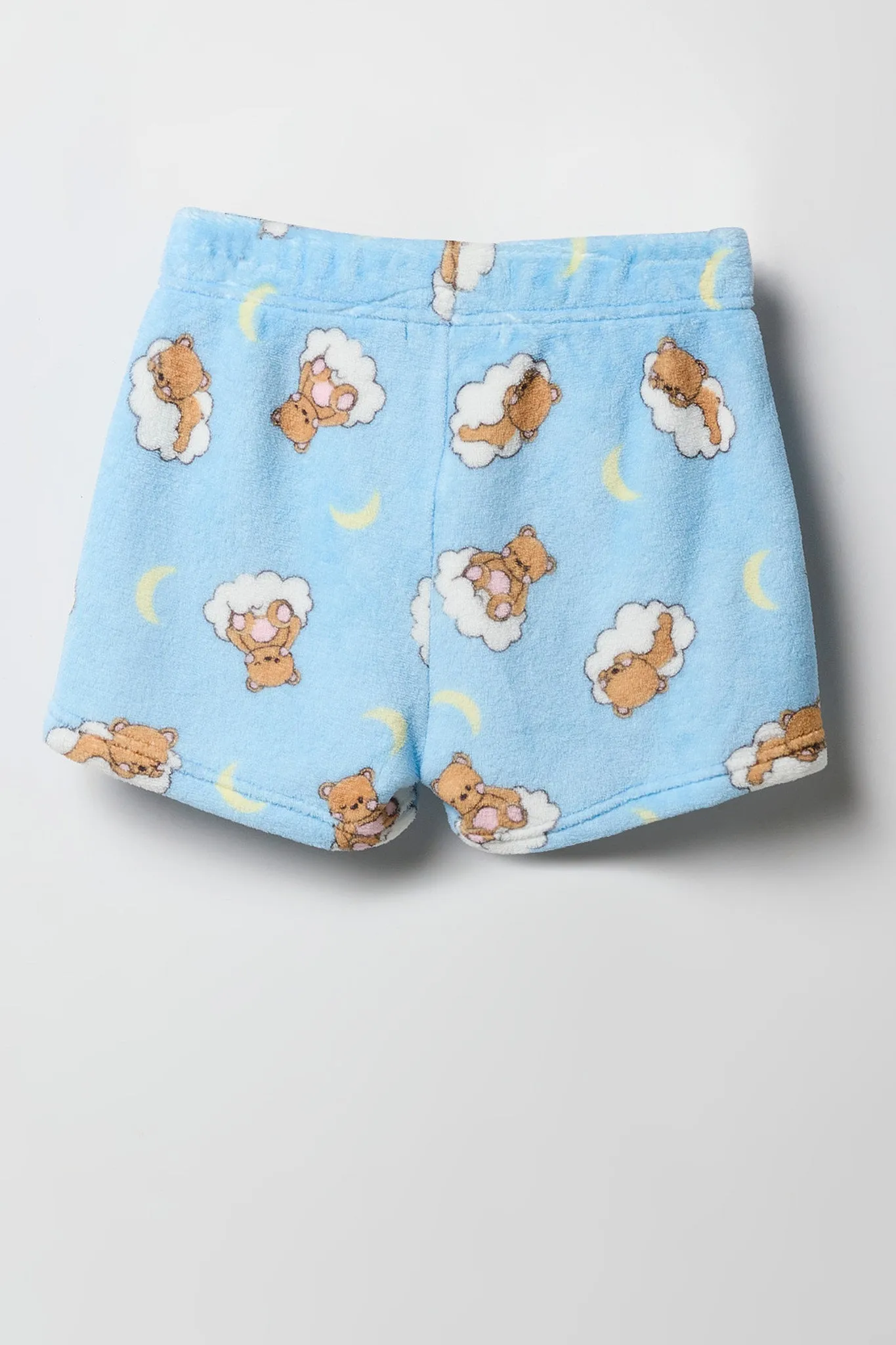 Ensemble-pyajama deux pièces t-shirt et short pelucheux imprimés pour filles sold by Urban Planet product image thumbnail 5