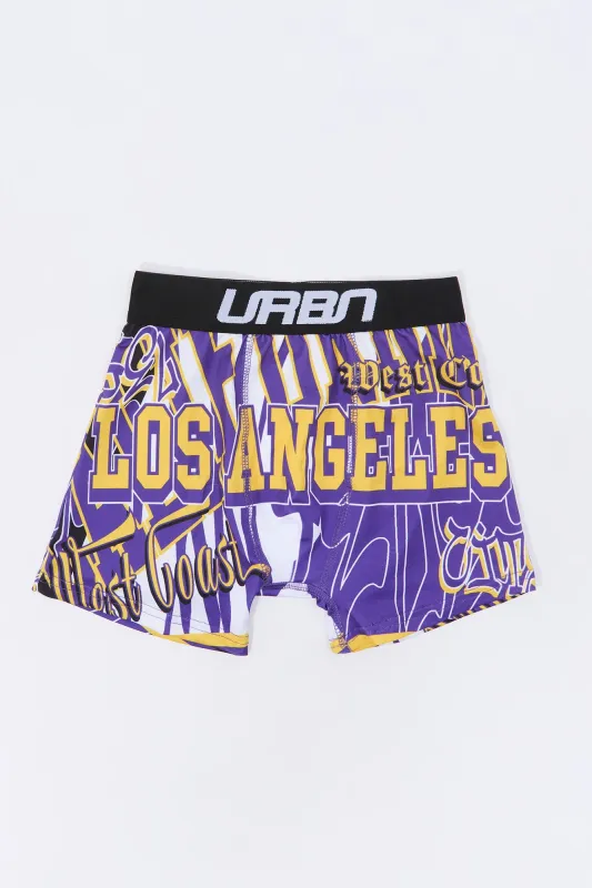 Boys Basketball Team Print Boxer Brief sold by Urban Planet