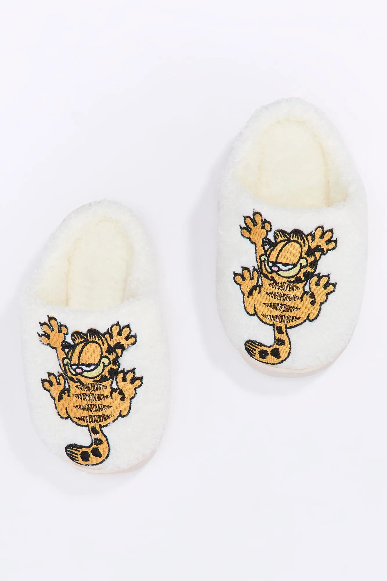 Girls Garfield Sherpa Slippers sold by Urban Planet