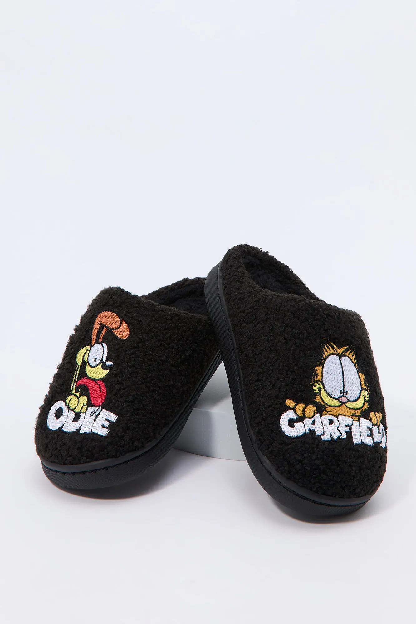 Girls Odie & Garfield Sherpa Slippers sold by Urban Planet