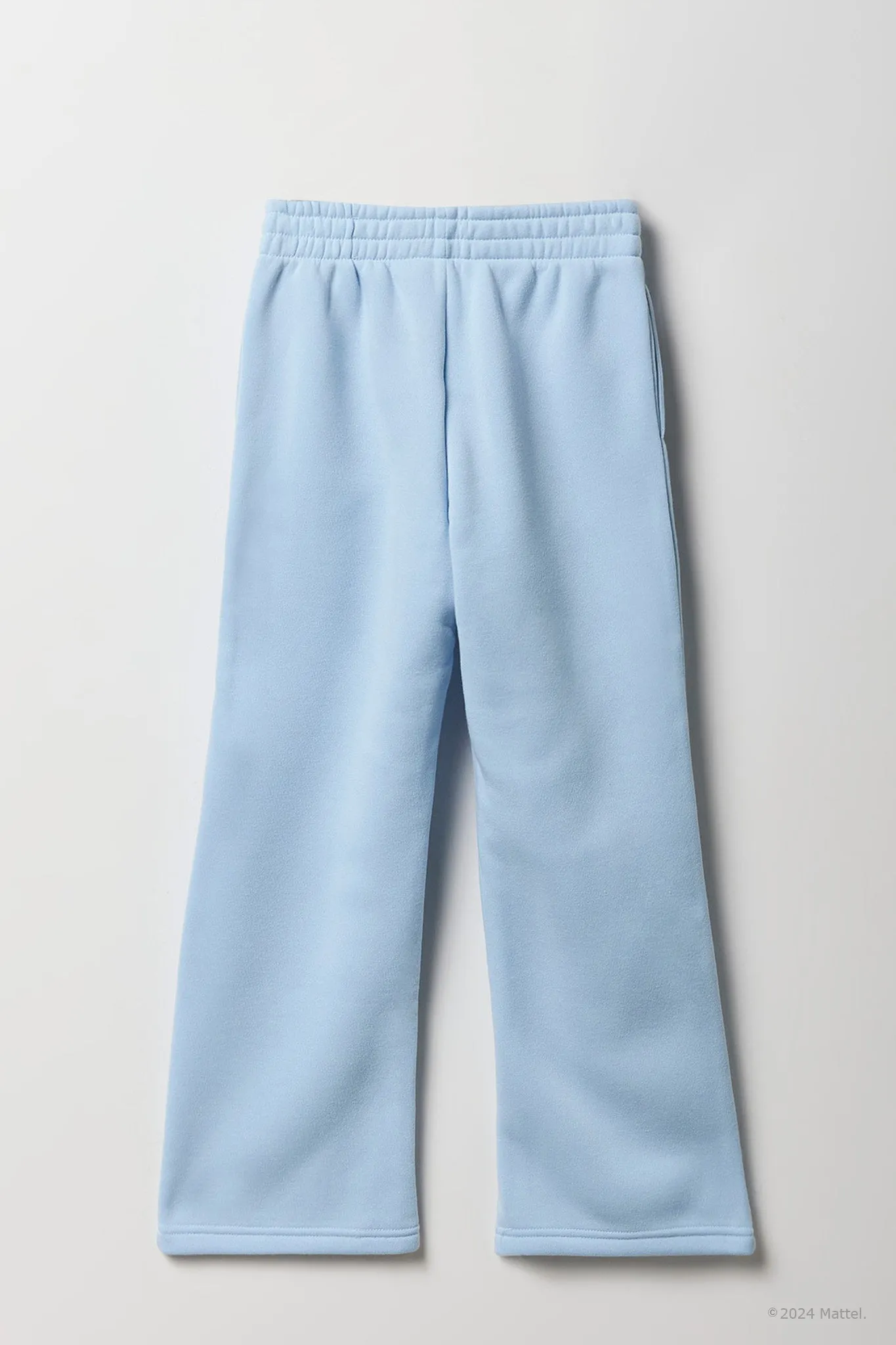 Pantalon d'entraînement à jambe large en molleton avec imprimé Barbie™ pour fille sold by Urban Planet product image thumbnail 2