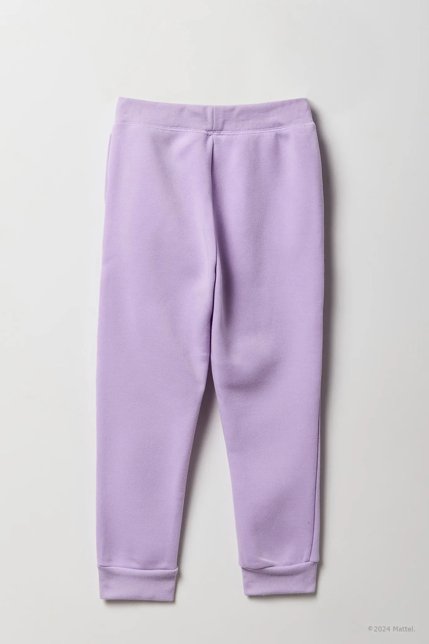 Jogger en molleton à imprimé Barbie™ scintillant pour fille sold by Urban Planet product image thumbnail 2