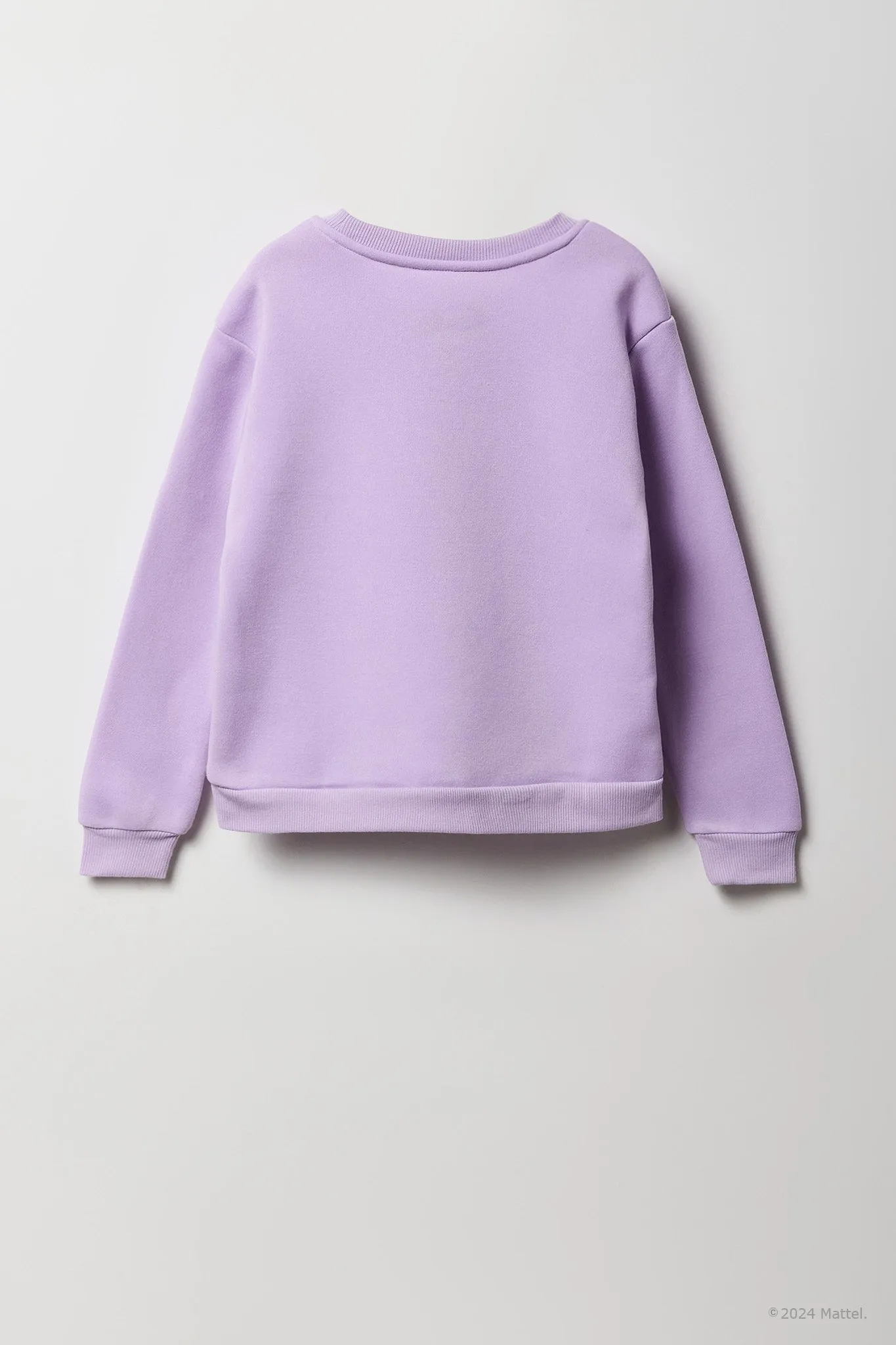 Barbie™ Girls Sparkle Graphic Fleece Sweatshirt sold by Urban Planet product image thumbnail 2