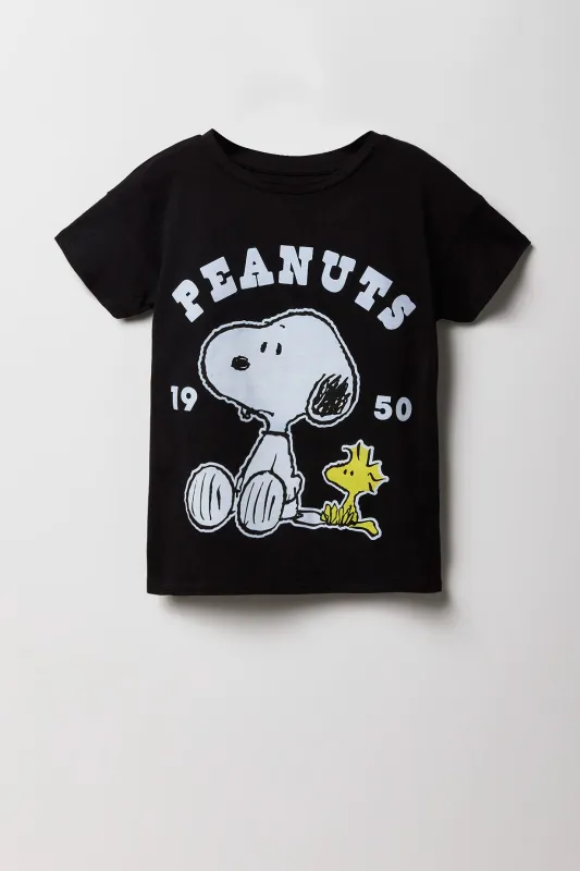 T-shirt à imprimé Peanuts 1950 pour fille sold by Urban Planet