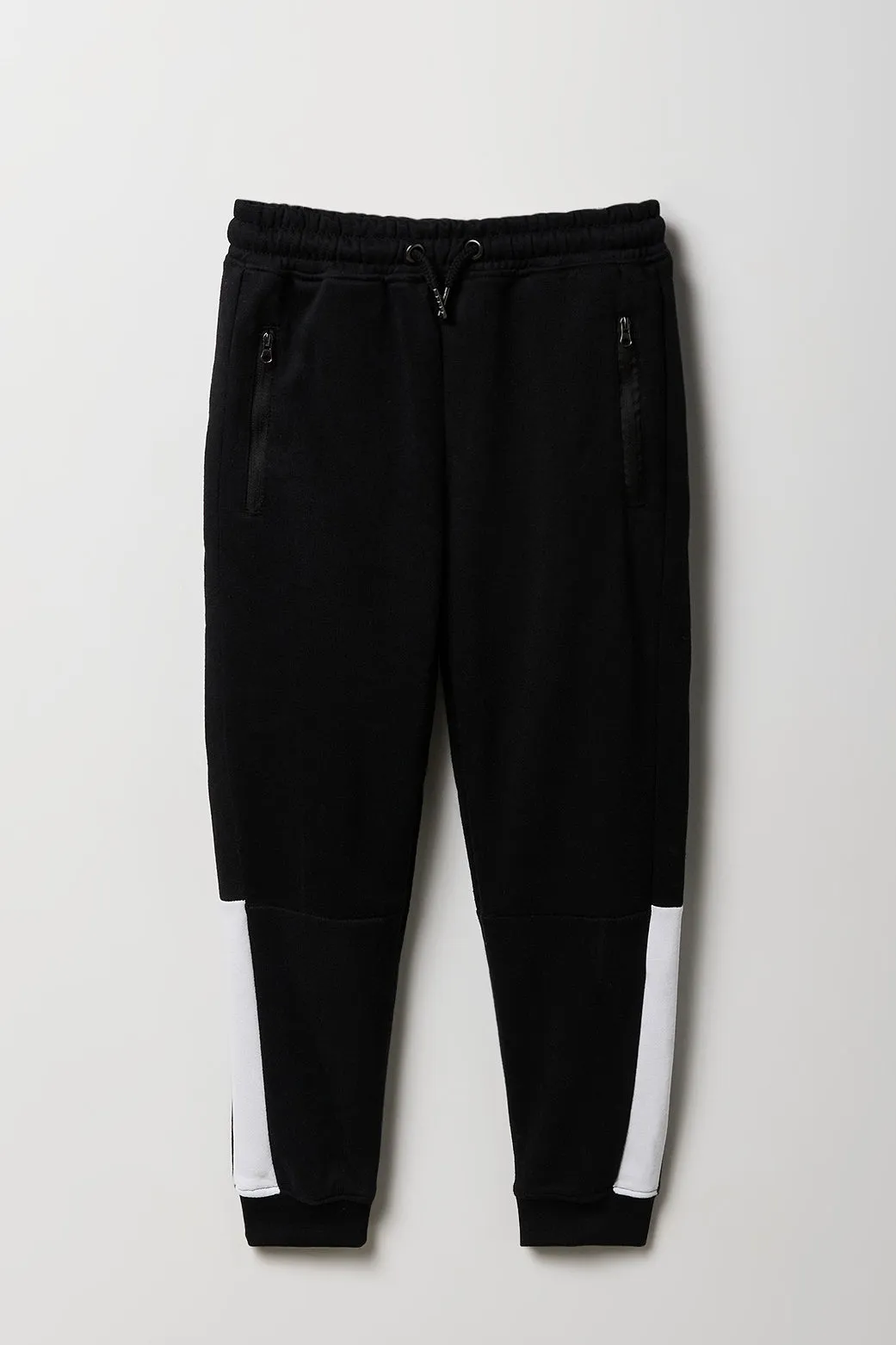 Boys Colourblock Zip Pocket Fleece Jogger sold by Urban Planet product image thumbnail 3