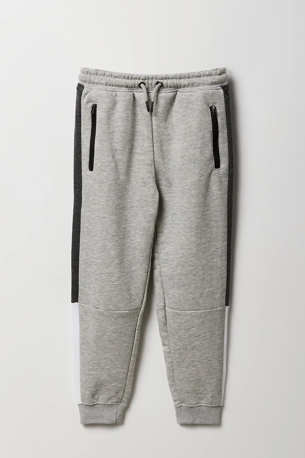 Boys Colourblock Zip Pocket Fleece Jogger sold by Urban Planet product image thumbnail 5