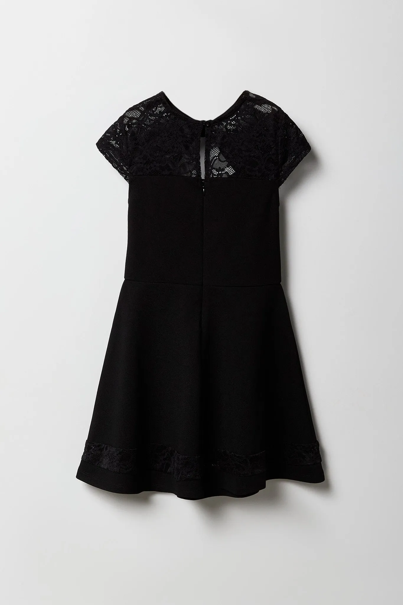 Girls Lace Trim Skater Dress sold by Urban Planet product image thumbnail 4