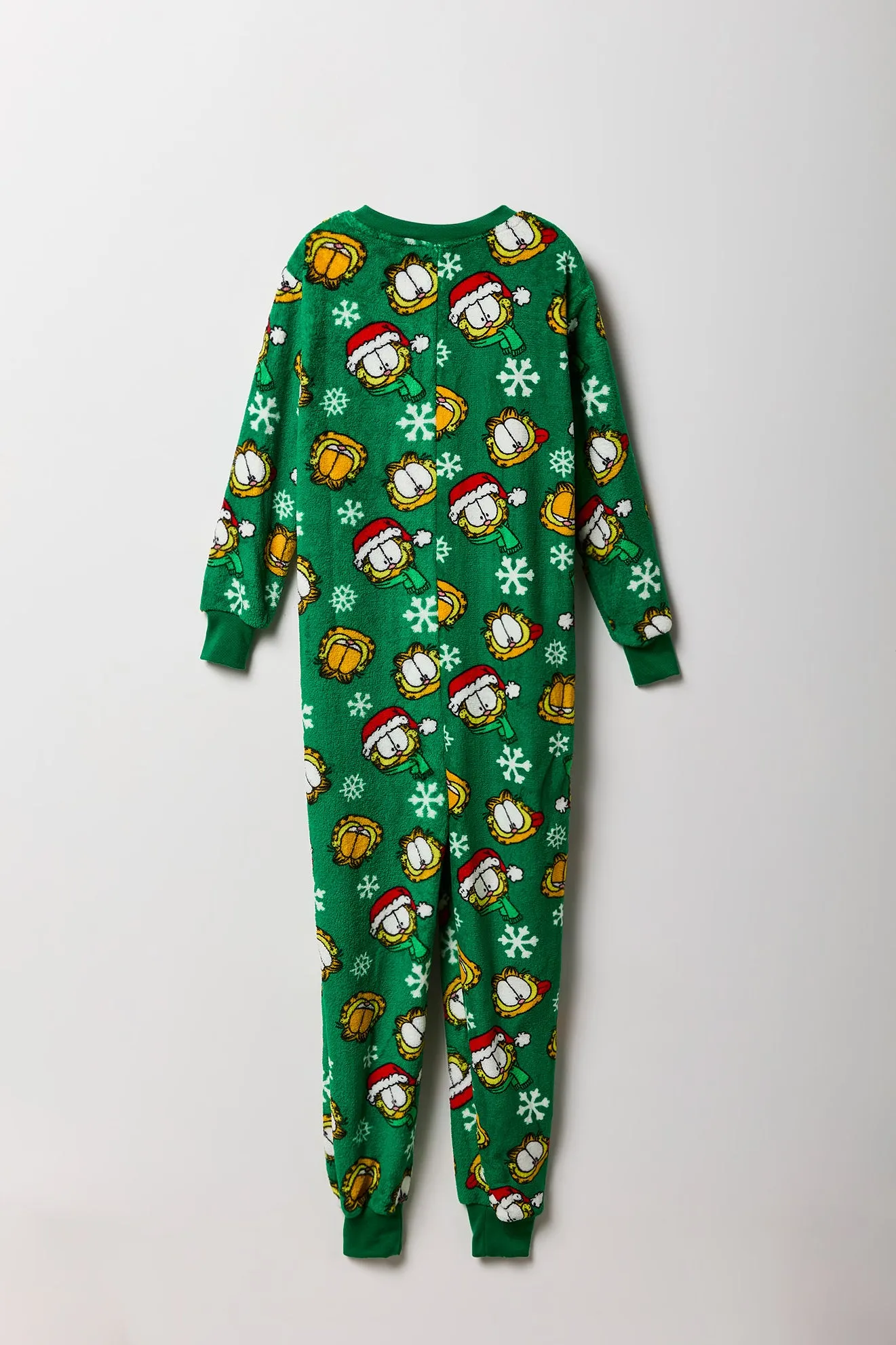 Boys Garfield Christmas Plush Onesie sold by Urban Planet product image thumbnail 2