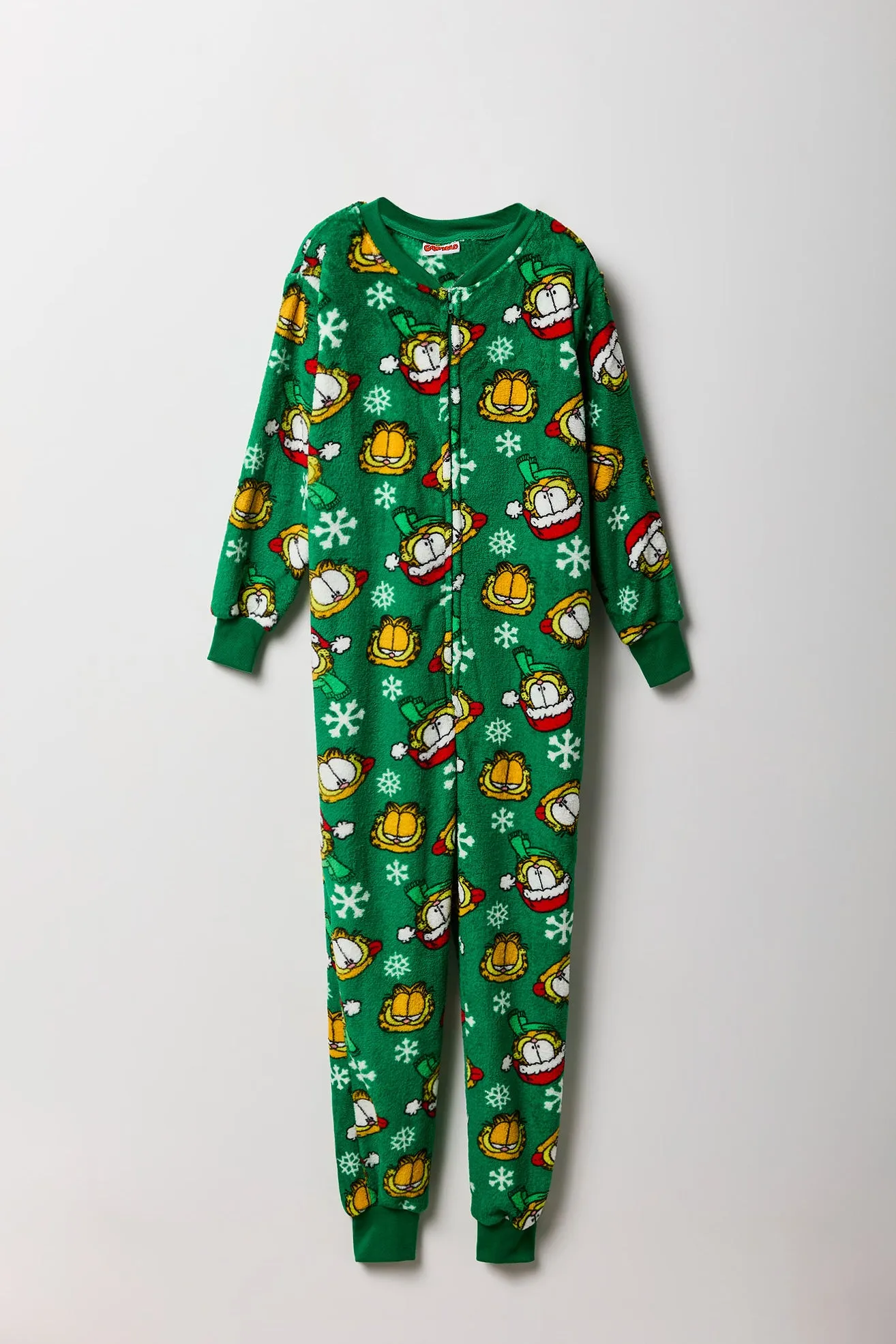 Boys Garfield Christmas Plush Onesie sold by Urban Planet