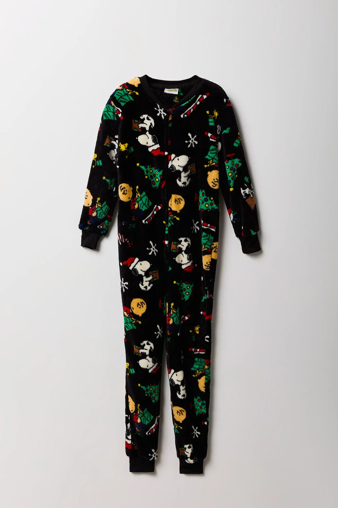 Boys Charlie Brown Christmas Plush Onesie sold by Urban Planet