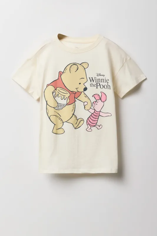 T-shirt à imprimé Winnie the Pooh pour fille sold by Urban Planet