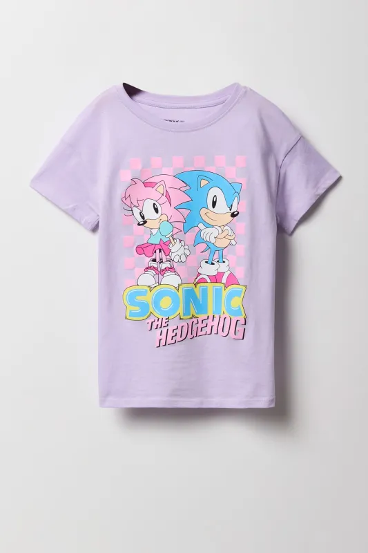 T-shirt à imprimé Sonic the Hedgehog pour fille sold by Urban Planet
