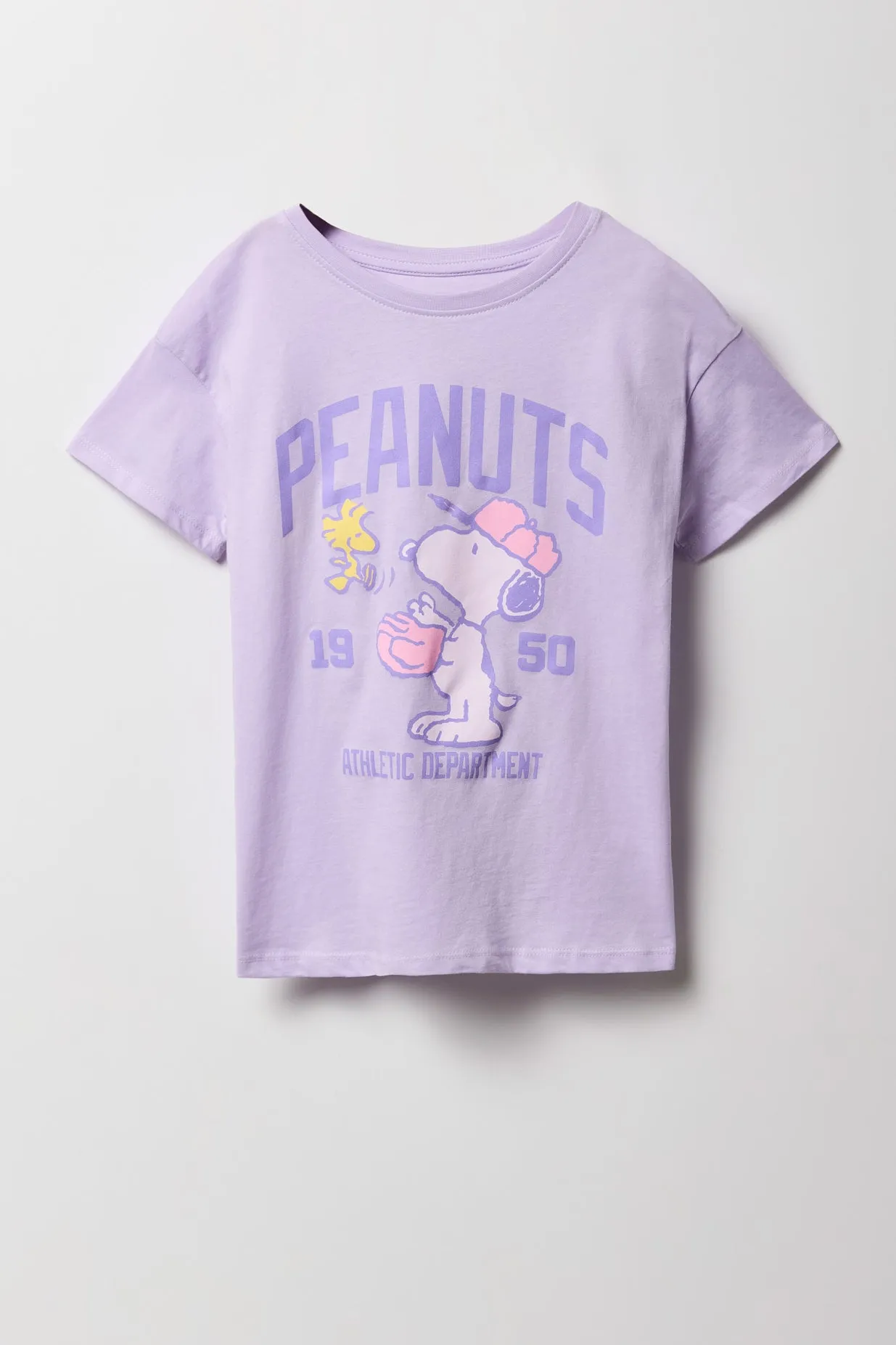 Girls Peanuts Athletic Department Graphic T-Shirt sold by Urban Planet