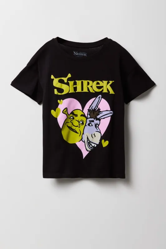 T-shirt à imprimé Shrek pour fille sold by Urban Planet
