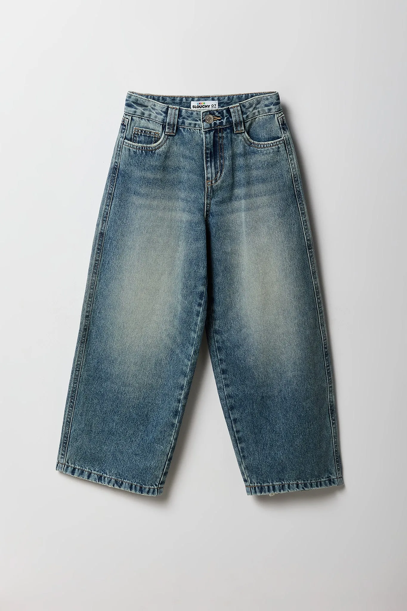 Girls Slouchy Oversized Jean sold by Urban Planet
