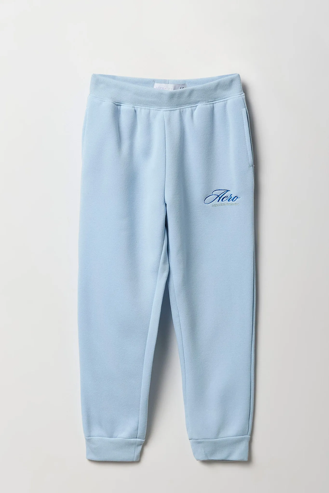 Jogger en molleton bleu avec motif brodé Aero pour fille sold by Urban Planet